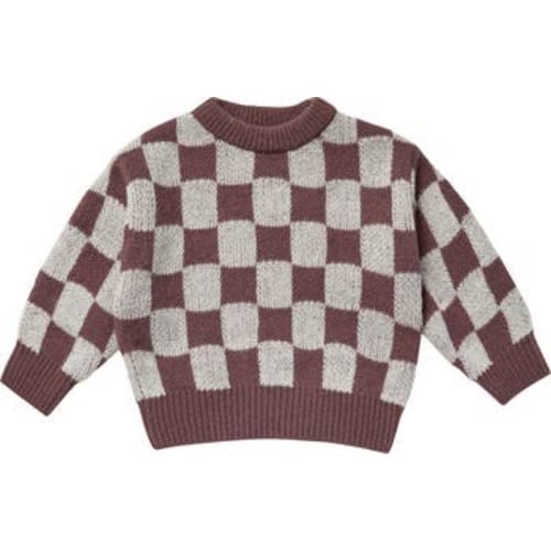 Checkered Pullover Sweater
