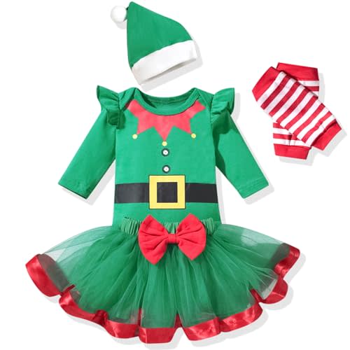 Aalizzwell Newborn Infant Baby Girls Holiday Skirt Outfit