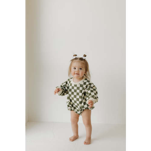Sweatshirt Romper | Lucky