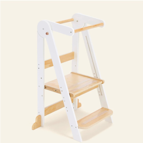 HARPPA Nordi | Foldable Toddler Tower – Compact Montessori-Inspired Standing Tower for Ages 2–6, Wooden Convertible Tower for Kitchen, Bathroom & More
