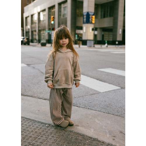 Striped Terry Pants- Brown – Fostered Collection