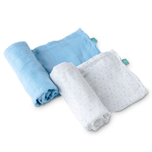 Swaddle wrap and breastfeeding cover Koala Soft Touch 47x47