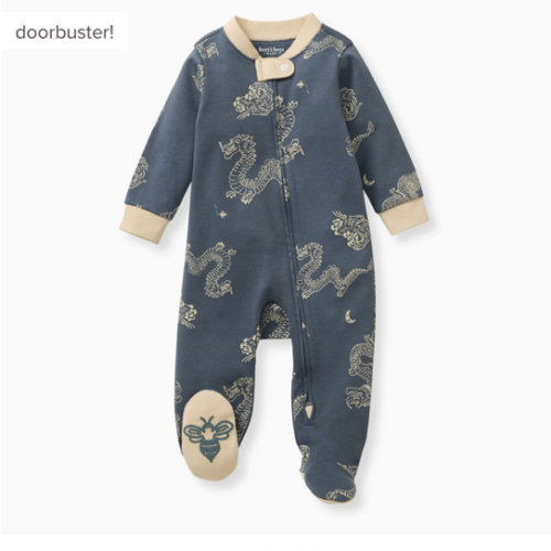 Sea Dragons Organic Cotton Sleep & Play