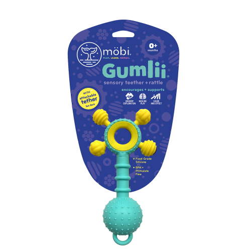 Mobi Gumlii Sensory Toy Silicone Montessori Toy for Teething for Babies & Toddlers
