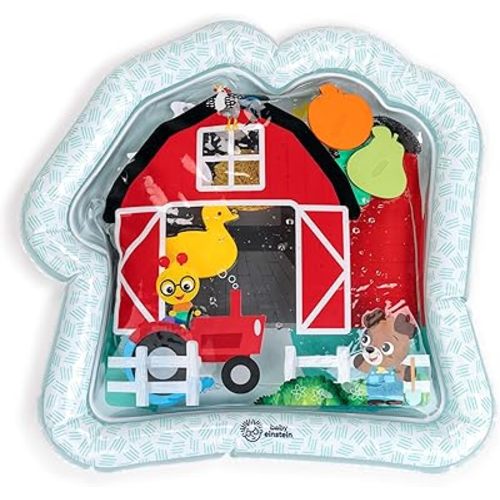 Baby Einstein Farm Explorers Cal's Sensory Barn Water Mat, Multisensory, Red, Ages 0-36 Months