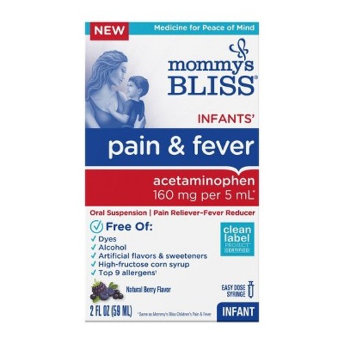 Mommy's Bliss Infant Pain & Fever Acetaminophen - 2 fl oz