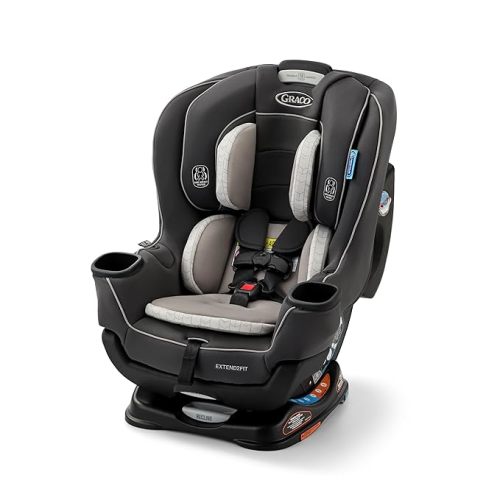 Graco Extend2Fit Convertible Baby Car Seat, Rear and Forward Facing, Adjustable Extension Panel for Extra Legroom, Redmond