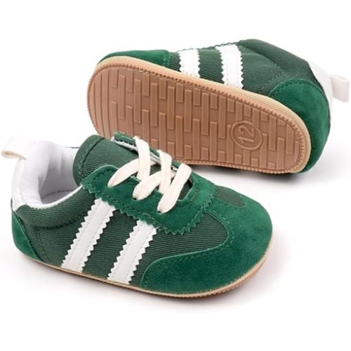HsdsBebe Baby Boys Girls Oxford Shoes PU Leather Soft Rubber Sole Sneakers Anti-Slip Toddler Ankle Boots Infant Walking Shoes Moccasins