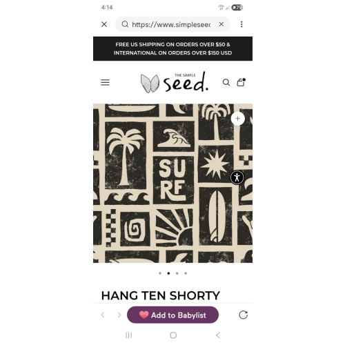 Hang Ten Shorty Romper Luxe Edition | Cotton Bamboo Blend