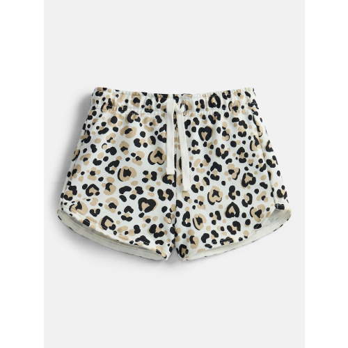 Wonder Nation Toddler Girls Dolphin Hem Printed Shorts, Sizes 18M-5T
