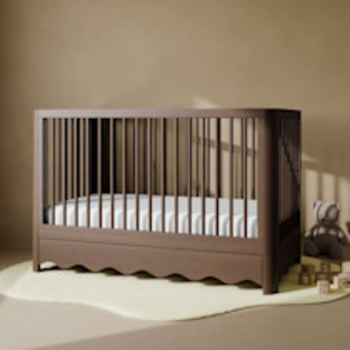 Storkcraft Casablanca Deluxe 5-in-1 Convertible Crib with Drawer - Hazelnut