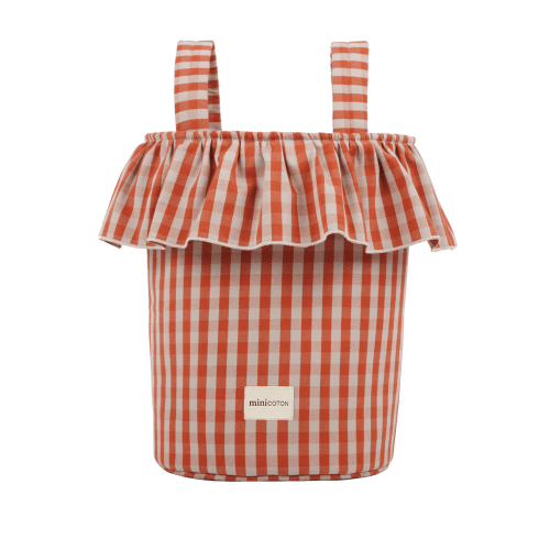 Basket Vichy - Rose + Red - PRE ORDER