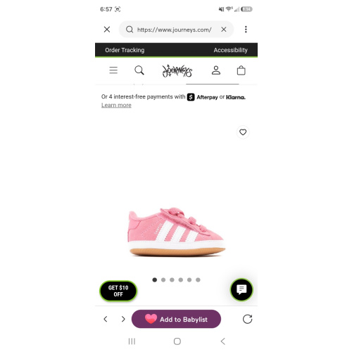 adidas Campus Crib Shoe - Baby - Bliss Pink / White / Gum | Journeys