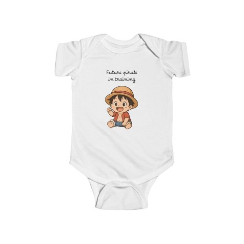 Future Pirate in Training Unisex Baby Bodysuit | One Piece Inspired Infant Outfit