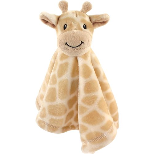 Hudson Baby Unisex Baby Animal Face Security Blanket, Giraffe, One Size