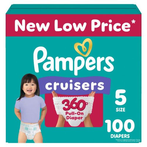 Pampers Cruisers 360 Diapers - Size 5 100 Count