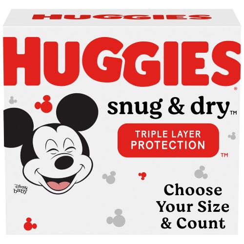 Huggies Snug & Dry Baby Diapers, Size 2 (12-18 lbs), 100 Ct (Select for More Options)