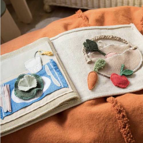 SENSORY BOOK COOL KIDS EAT HEALTHY
