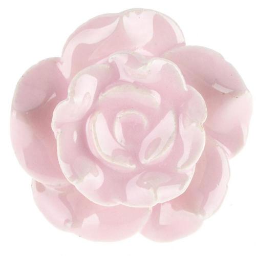 Pink Rose Knob