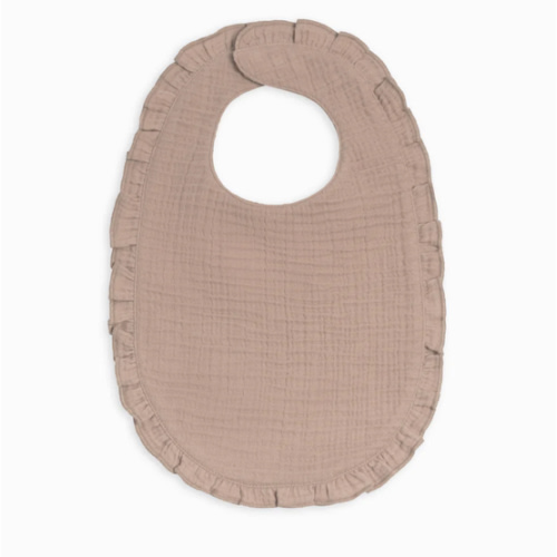 Muslin Ruffle Bib
