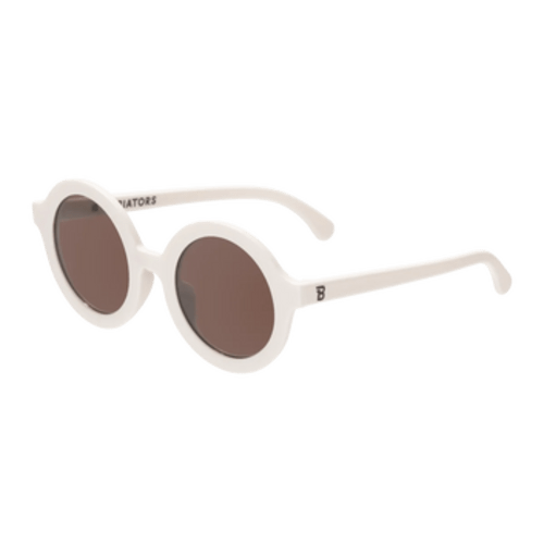 Sweet Cream Euro Round I Amber Lenses – Babiators Sunglasses