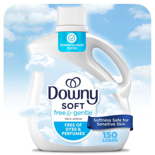 Downy Free & Gentle Fabric Softener, Hypoallergenic, 111 fl oz, 150 Loads