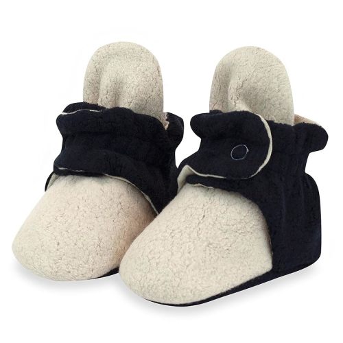 Zutano Unisex Fleece Baby Booties, Two Snap Closure, Newborn to 24 Months