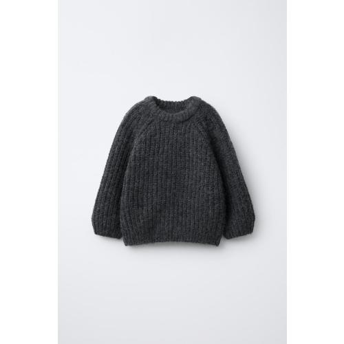 CHUNKY KNIT JUMPER - Anthracite Gray | ZARA United States