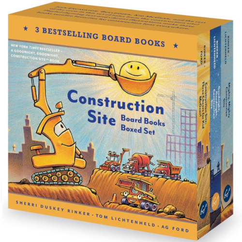 Construction Site Board Books Boxed Set (Goodnight Construction Site)