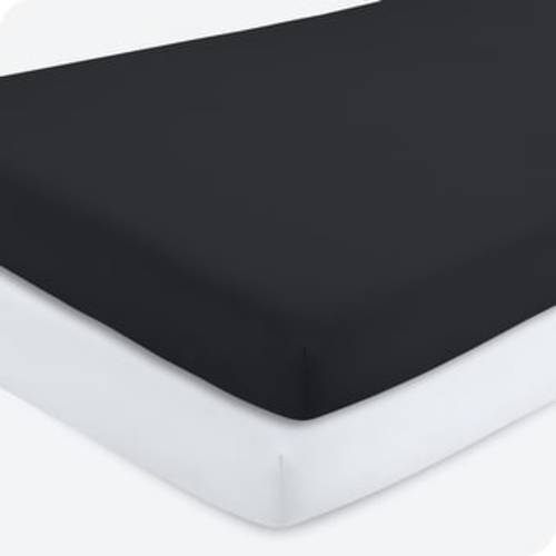Bare Home Solid Ultra-Soft Crib Fitted Sheet