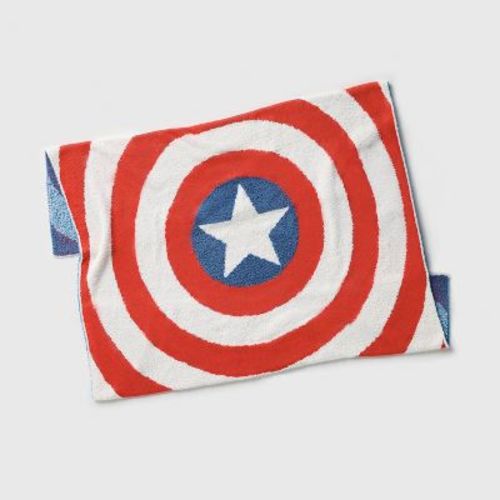 Marvel Captain America Shield Knit Kids' Throw Blanket - The Marvel Collection by Pillowfort™
