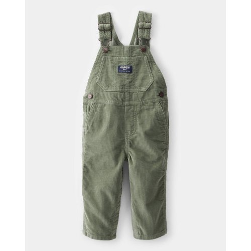 Baby Neutral Solid Corduroy Overalls - Green - OshKosh | Carter's