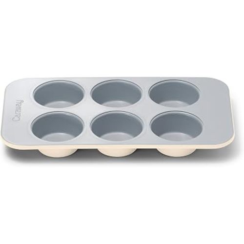 Caraway Non-Stick Ceramic-Coated 6-Cup Muffin Pan