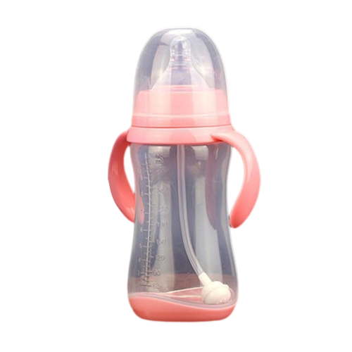 Yum Time Cup, Bottle,300Ml Wide Caliber Pp Baby Bottle with Handle Anti Drop Anti Flatulence Plastic Baby Bottle,Glass&Bottle,1Pc Plastic Milk Bottle