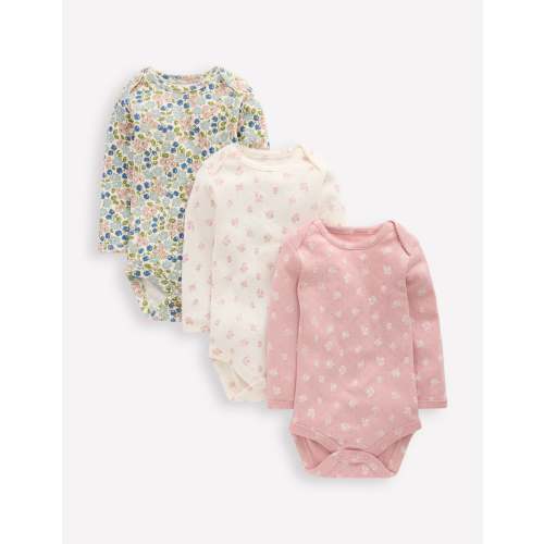 3-pack Pointelle Bodies-Multi Ditsy Floral