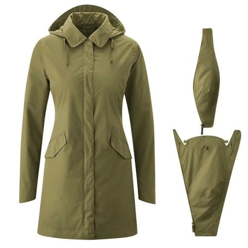 Mamalila Dublin Khaki Maternity and Babywearing Raincoat