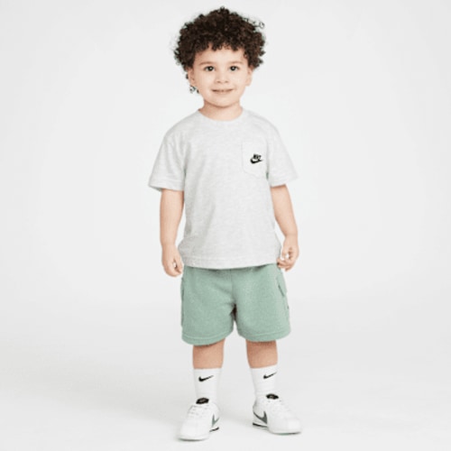 Nike Sportswear Toddler Pocket T-Shirt and French Terry Shorts Set