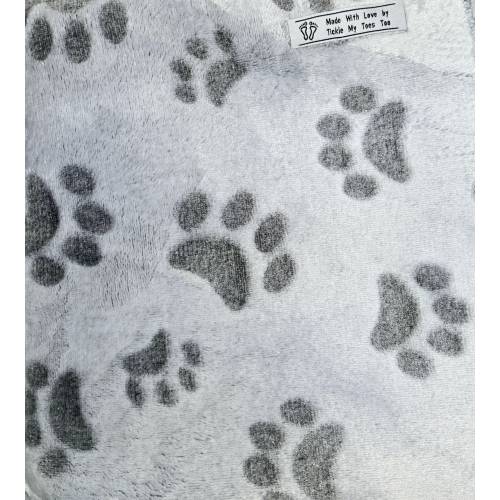 Puppy Paw Print Super Soft Fluffy Fleece Blanket