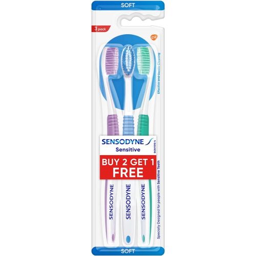 Sensodyne Sensitive Toothbrush (2+1 Pack)