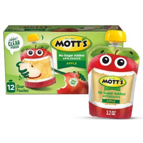 Mott's Unsweetened Pouches - 38.4oz/12ct