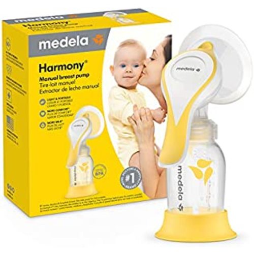 Medela Manual Breast Pump | Harmony Single Hand Breast Pump with Flex Breast Shields for More Comfort and Expressing More Milk