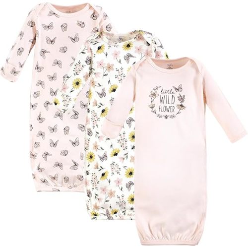 Touched by Nature Unisex Baby Organic Cotton Gowns