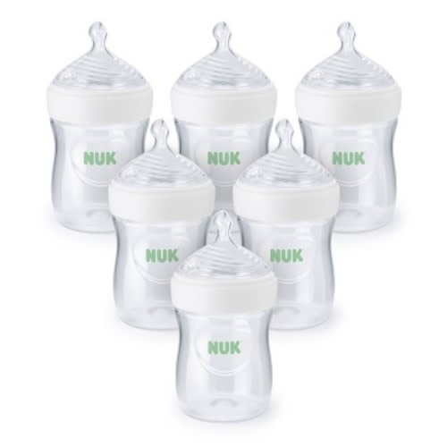 NUK Simply Natural Bottle with SafeTemp - 5oz, Size: 6pk