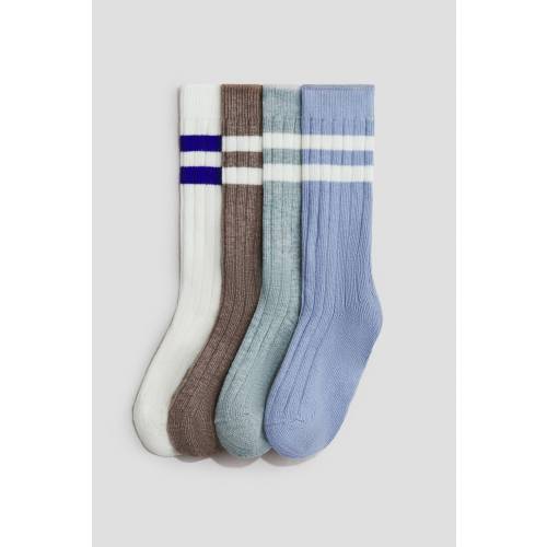 4-PACK RIBBED SOCKS