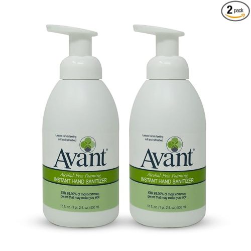 Avant® Alcohol-Free Foaming Hand Sanitizer, 18 oz Bottle 2-Pack bulk