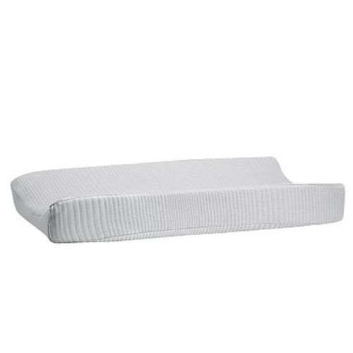 west elm x pbk Matelasse Changing Pad Cover, Platinum