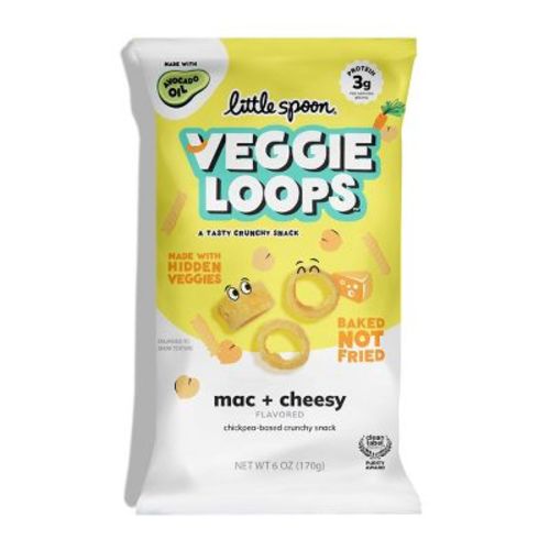 Little Spoon Mac & Cheese Chickpea Veggie Loop Kids' Snacks - 6oz