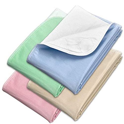 Reusable/Washable Waterproof Bed Pad for Children or Adults (Assorted Colors)