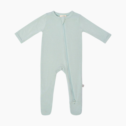 Zipper Footie - Sage