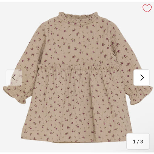 Muslin Flower Dress N-24m – CLÉMENT